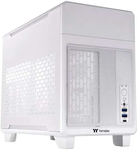 Корпус miniITX Thermaltake TR100, Mini-Tower, без БП,  белый [ca-11a-00s6nn-00]